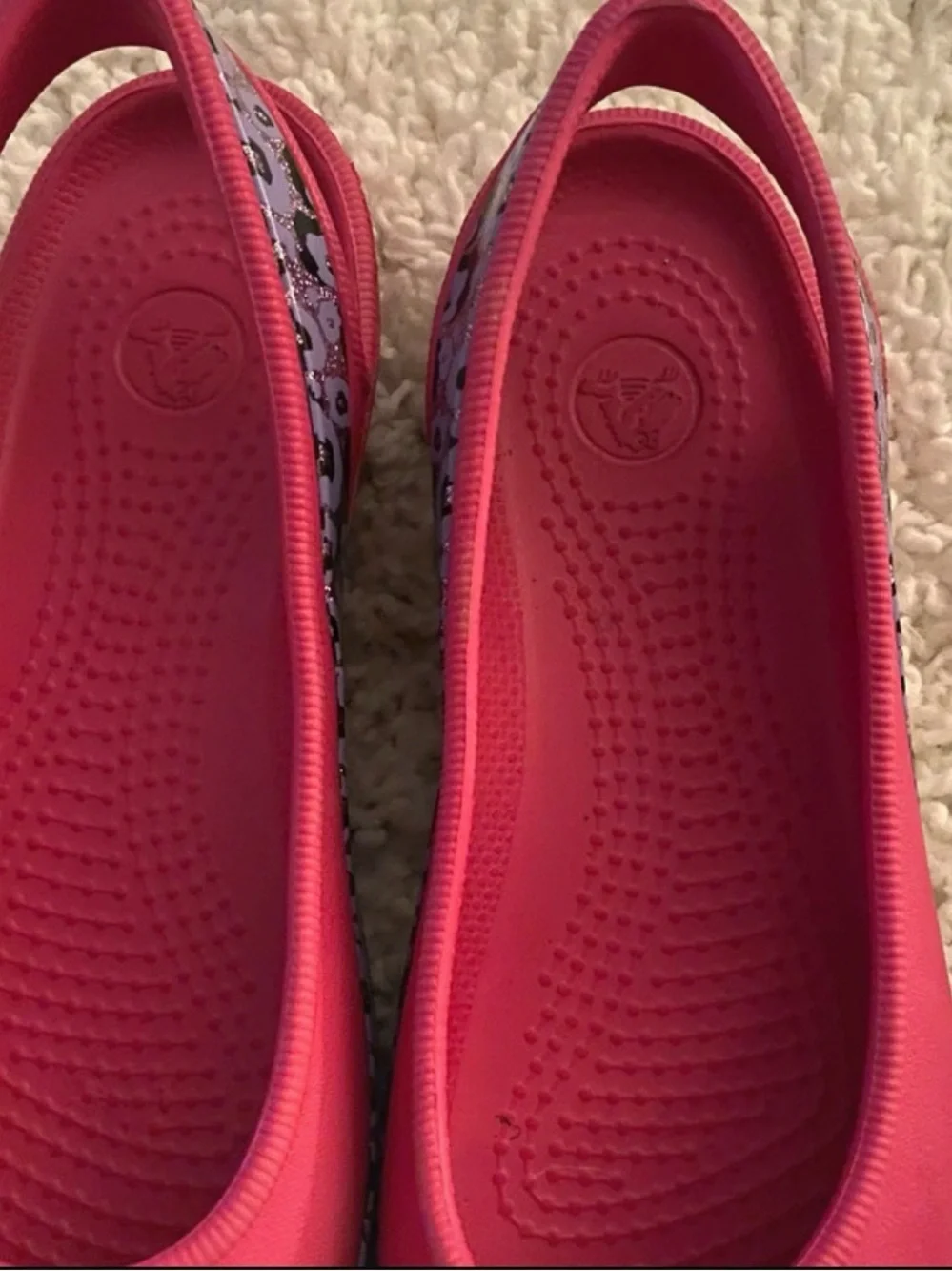 CROCS Hot Pink Slip-On Clog